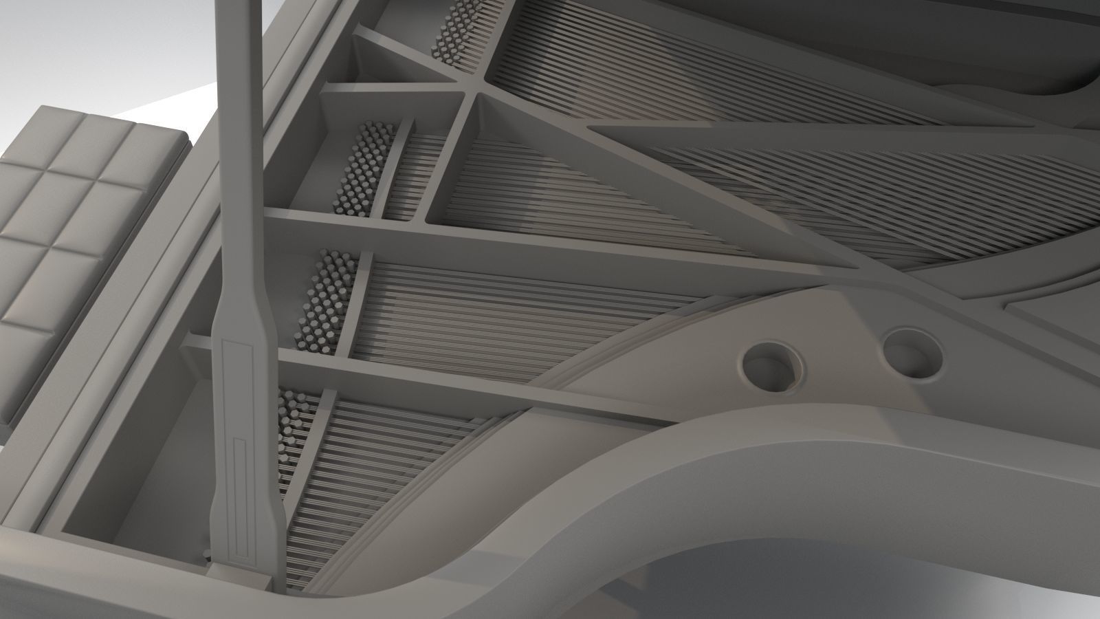 Livingroom Piano Printable 3D print model_4