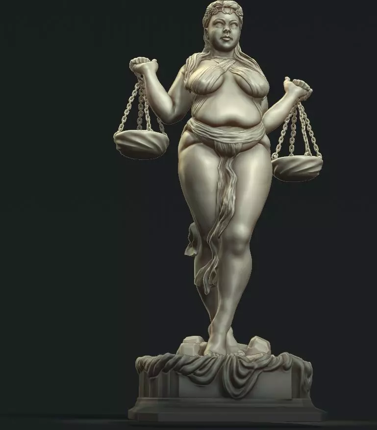 goddess of the sign Libra 3D print model_0