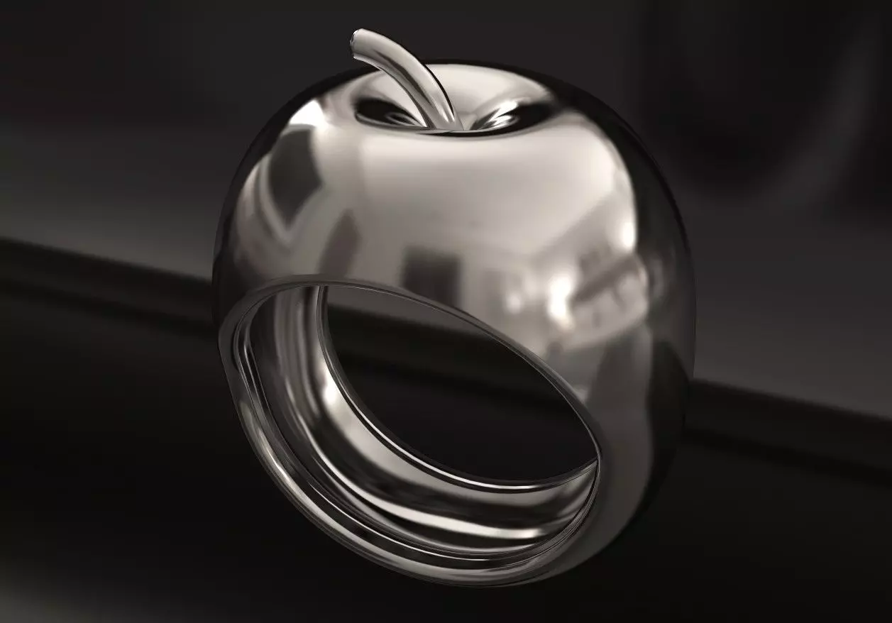 apple ring size 7 3D print model