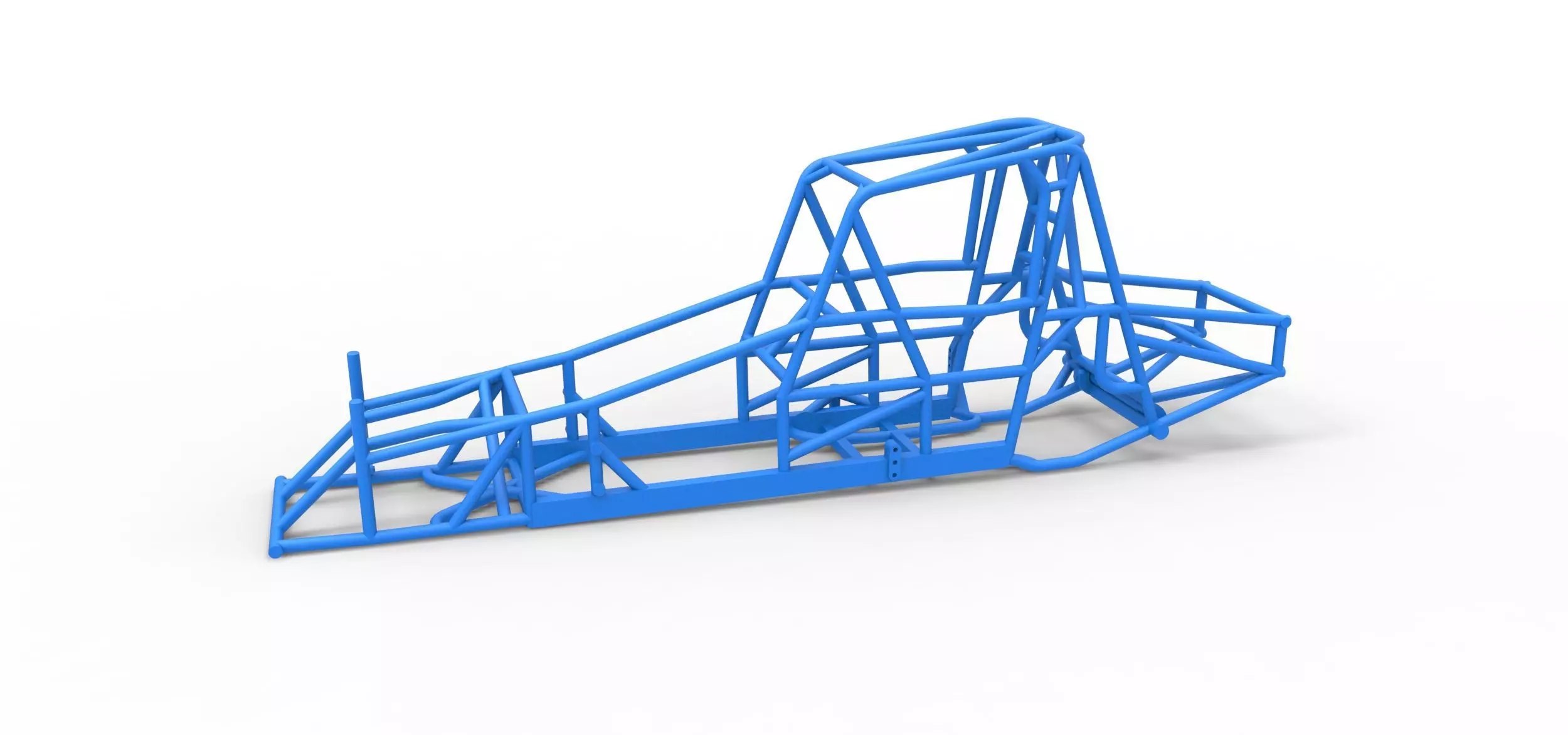 Frame of Northeast Dirt Modified stock car Scale 1 to 25 3D print model