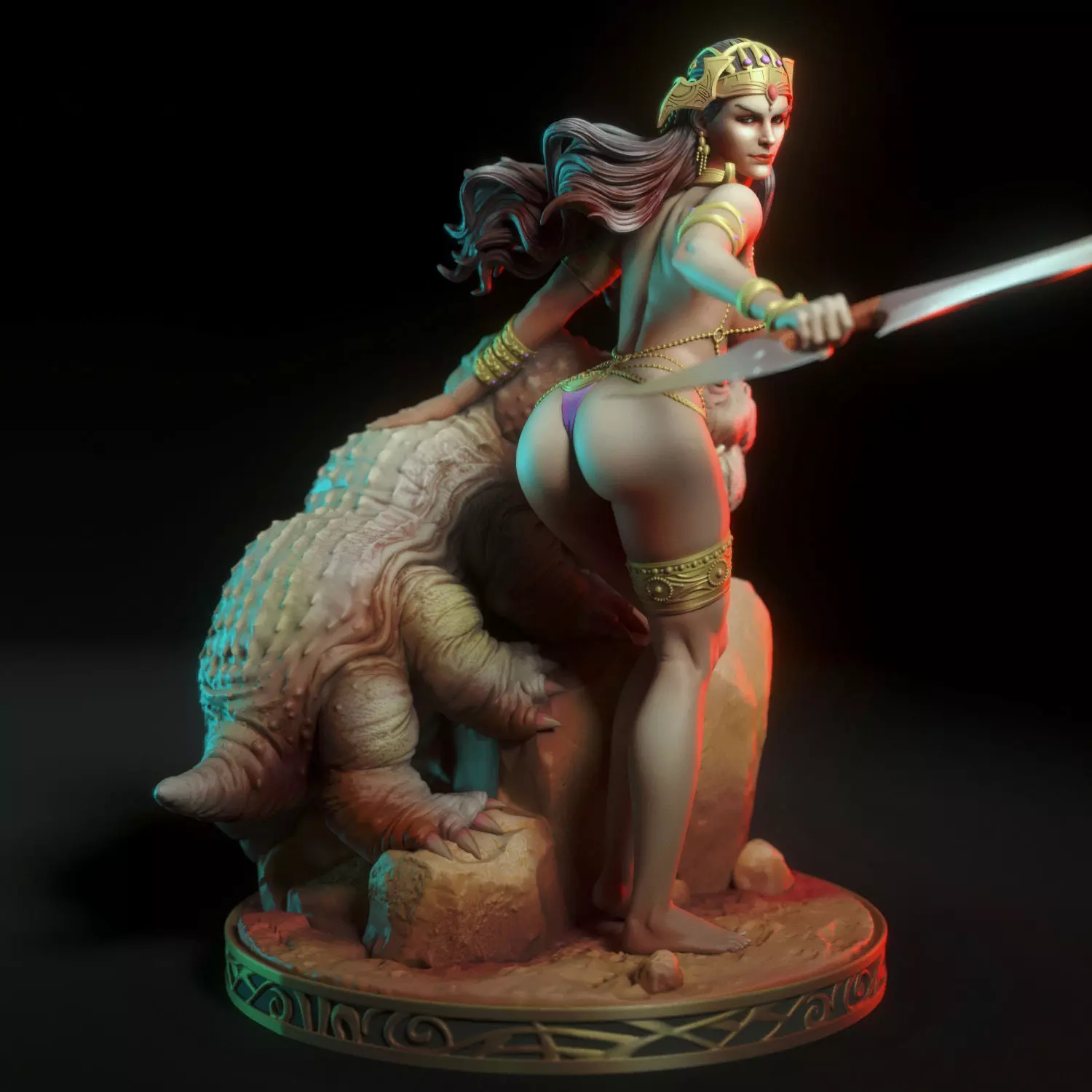 Dejah Thoris Princess of Mars 3D print model