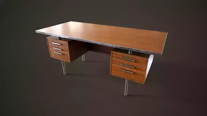 Retro office desk
