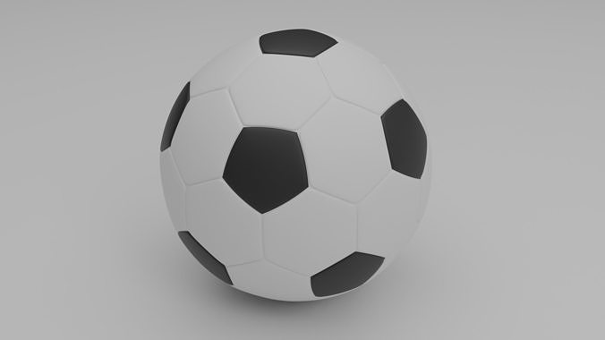 Simple Football Ball Free 3D model