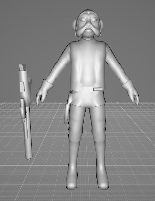 Massive STAR WARS Low Poly 3D Model Bumper Pack Low-poly 3D model_18