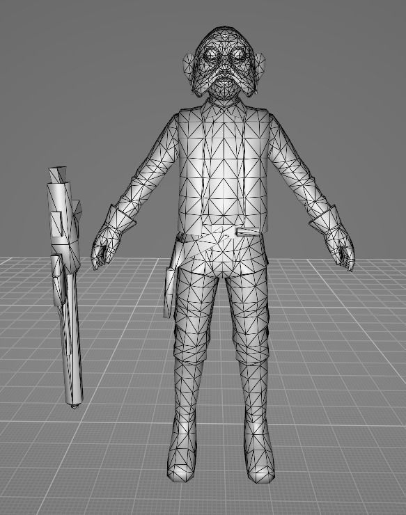 Massive STAR WARS Low Poly 3D Model Bumper Pack Low-poly 3D model_19