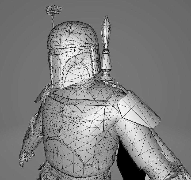 Massive STAR WARS Low Poly 3D Model Bumper Pack Low-poly 3D model_48