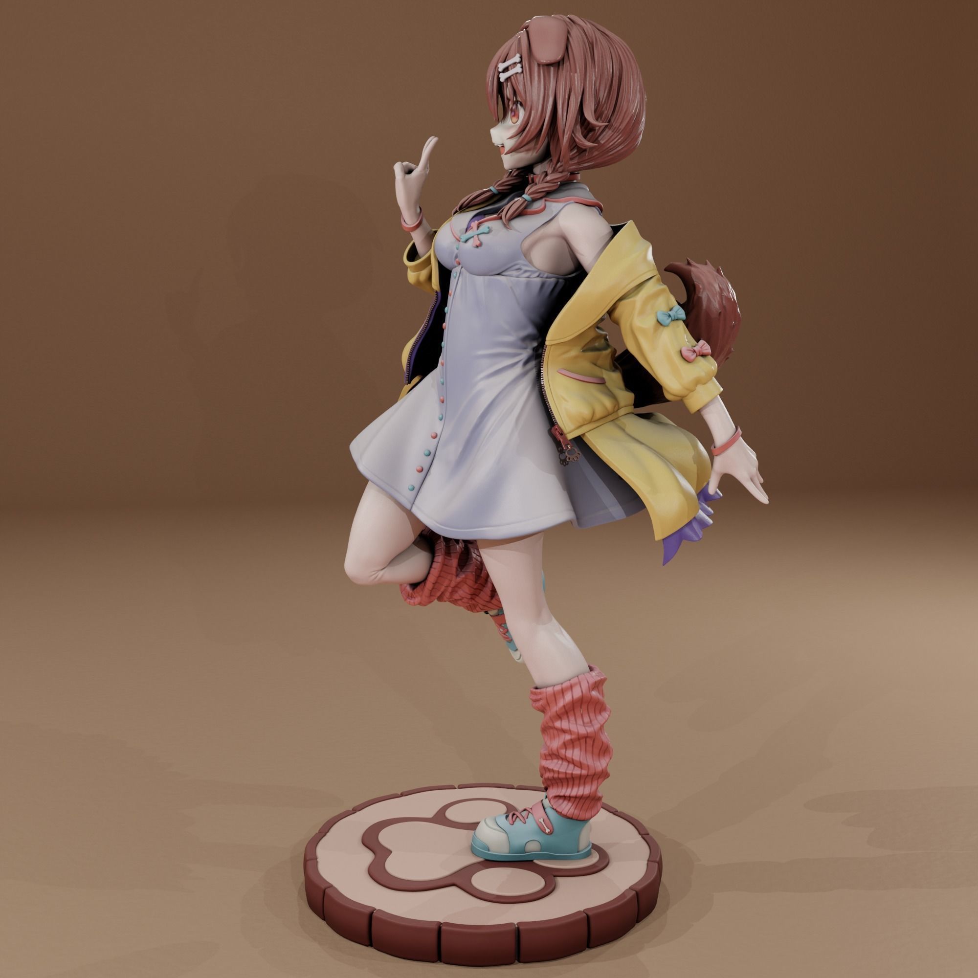 Inugami - Vtuber 3D print model_1