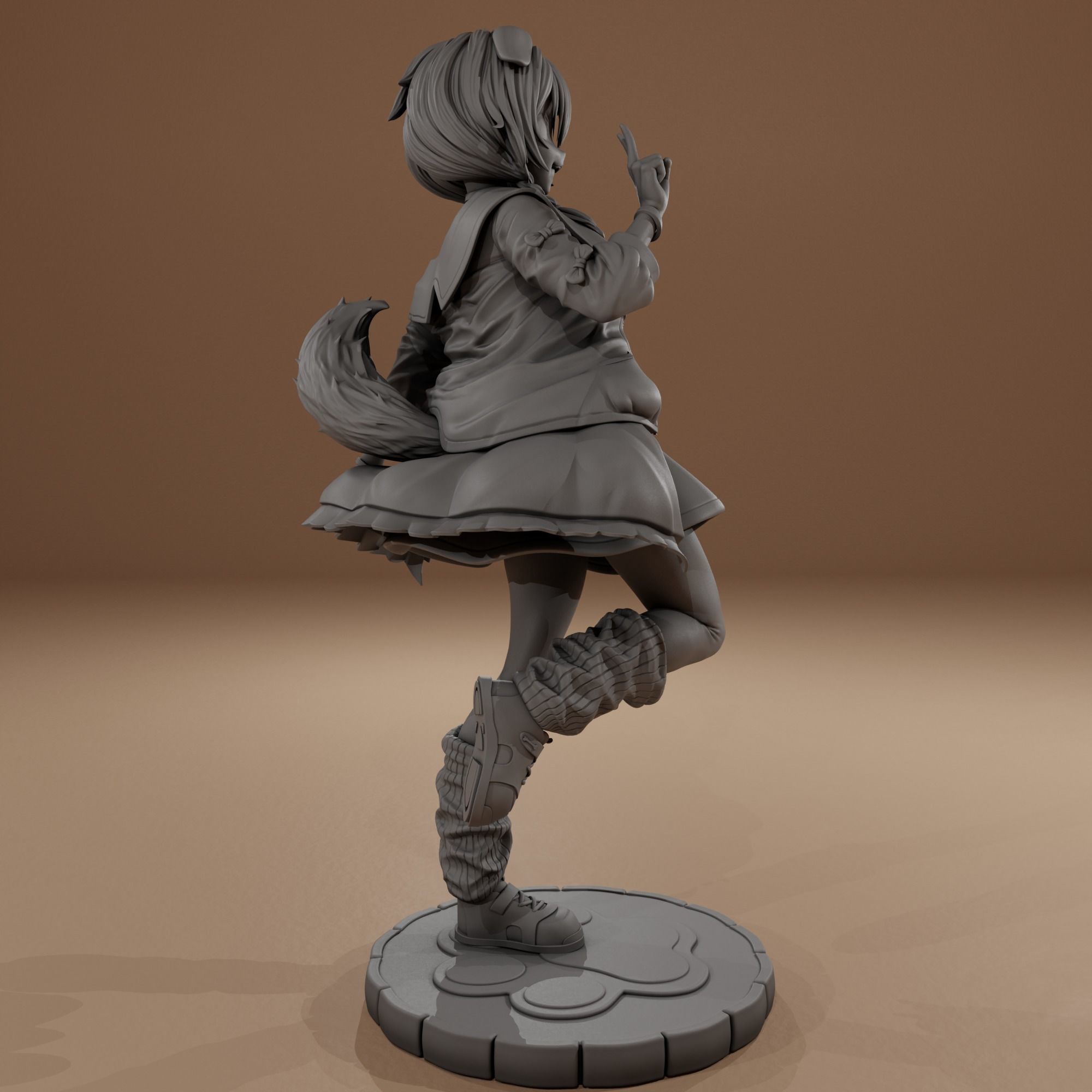 Inugami - Vtuber 3D print model_9