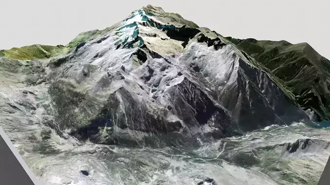 Mountain landscape Mount Astorg 3354m Spain