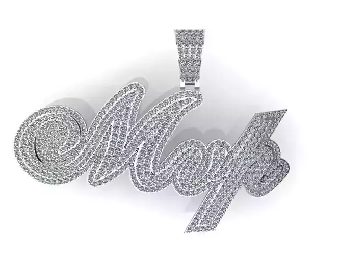 Diamond Pave Pendant 2139