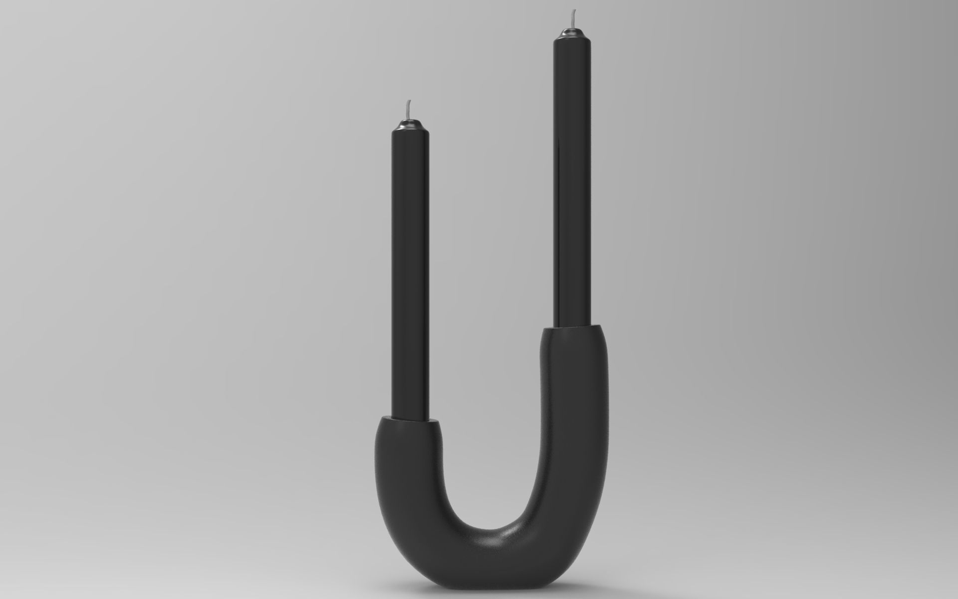 Loj Candle Holder Low-poly 3D model_4