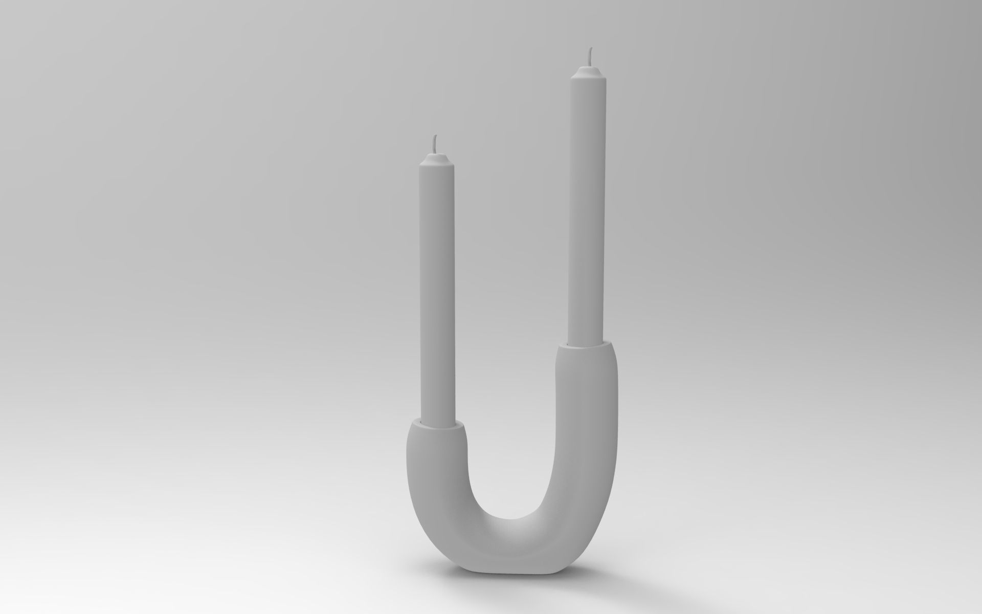 Loj Candle Holder Low-poly 3D model_8