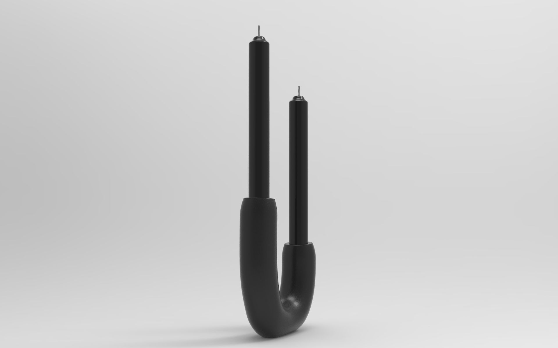 Loj Candle Holder Low-poly 3D model_2