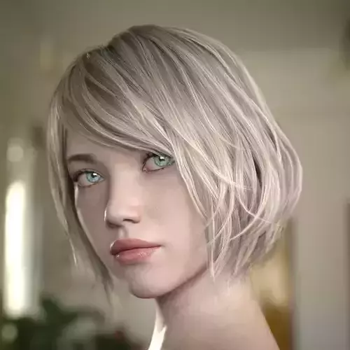 Vanda V3 High Quality Textures for G8 and 8 Female 3D model