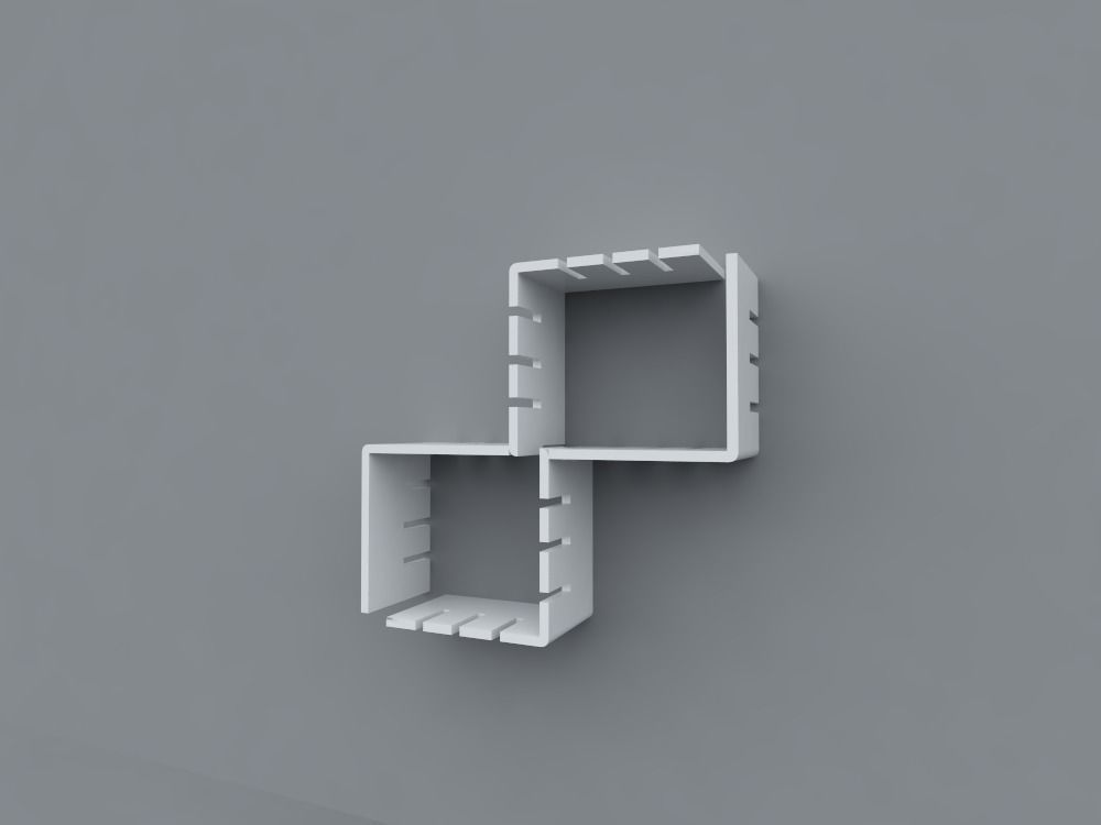 shelf design 3D model_1