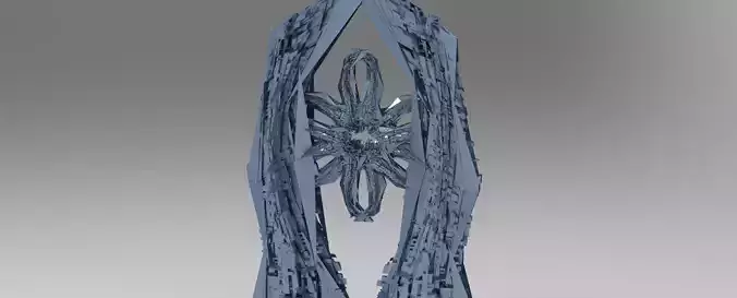Hydra Dark Stone Sci fi monoliths