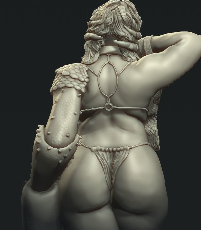 goddess of the cancer sign 3D print model_1