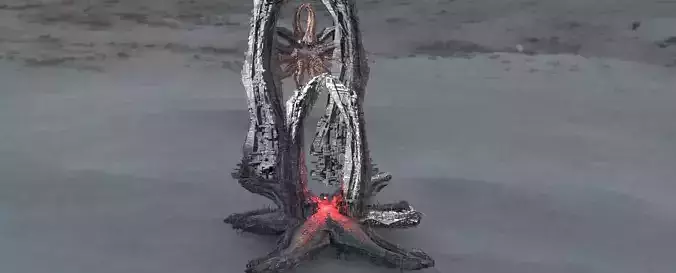 Hydra Dark Stone Sci fi monoliths Starfish Gatehouse 