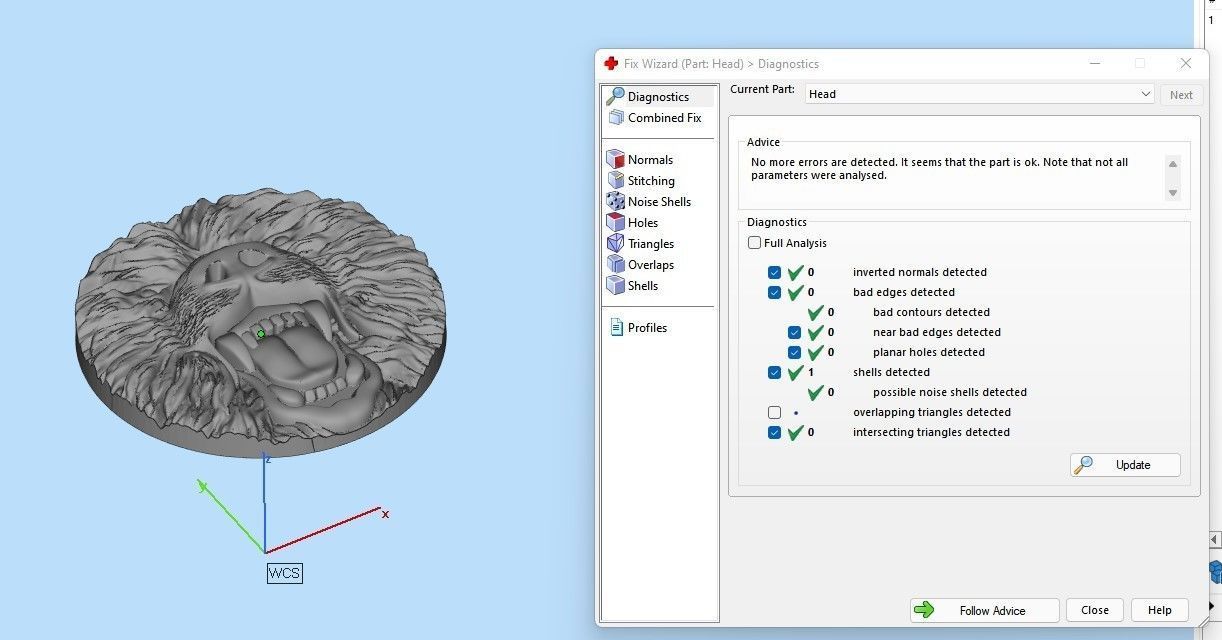 Bear roar jewerly ring 3D print model 3D print model_15