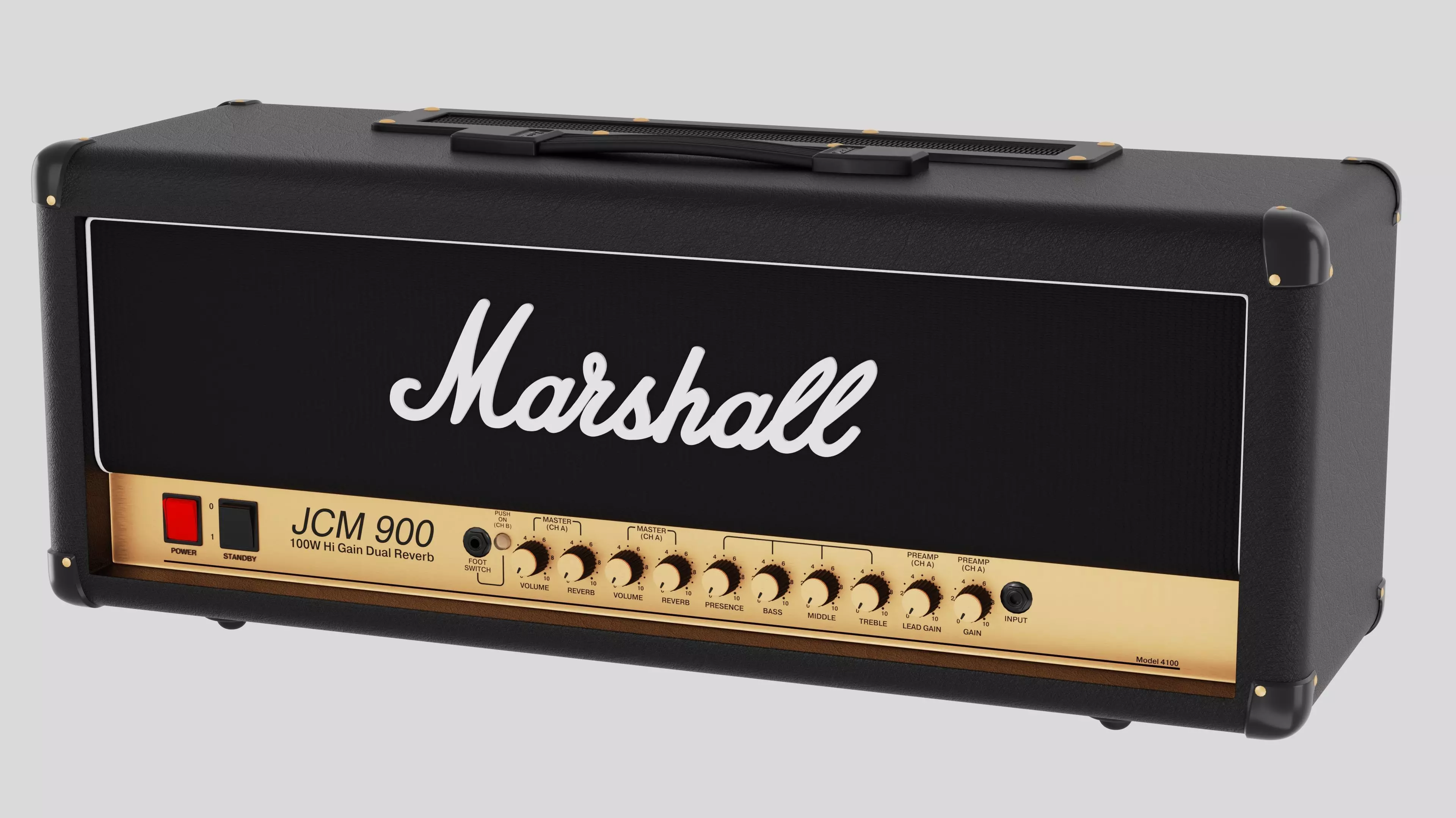 Marshall JCM 900 Guitar Amplifier 3D model_0