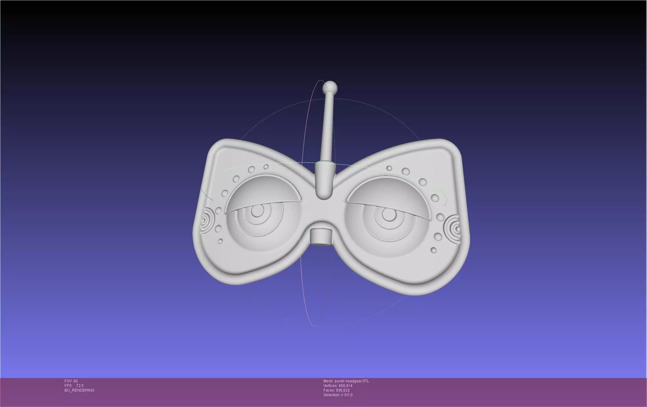 Zelda Purah Headgear Printable Model 3D print model