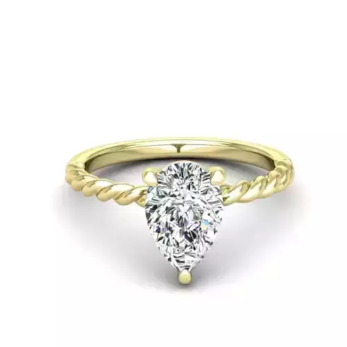 Engagement ring Victoria pear