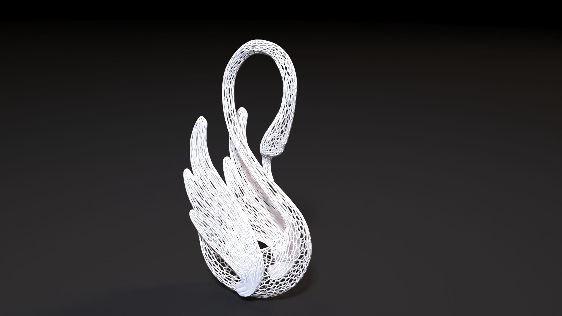 Decorative swan 3D print model_6