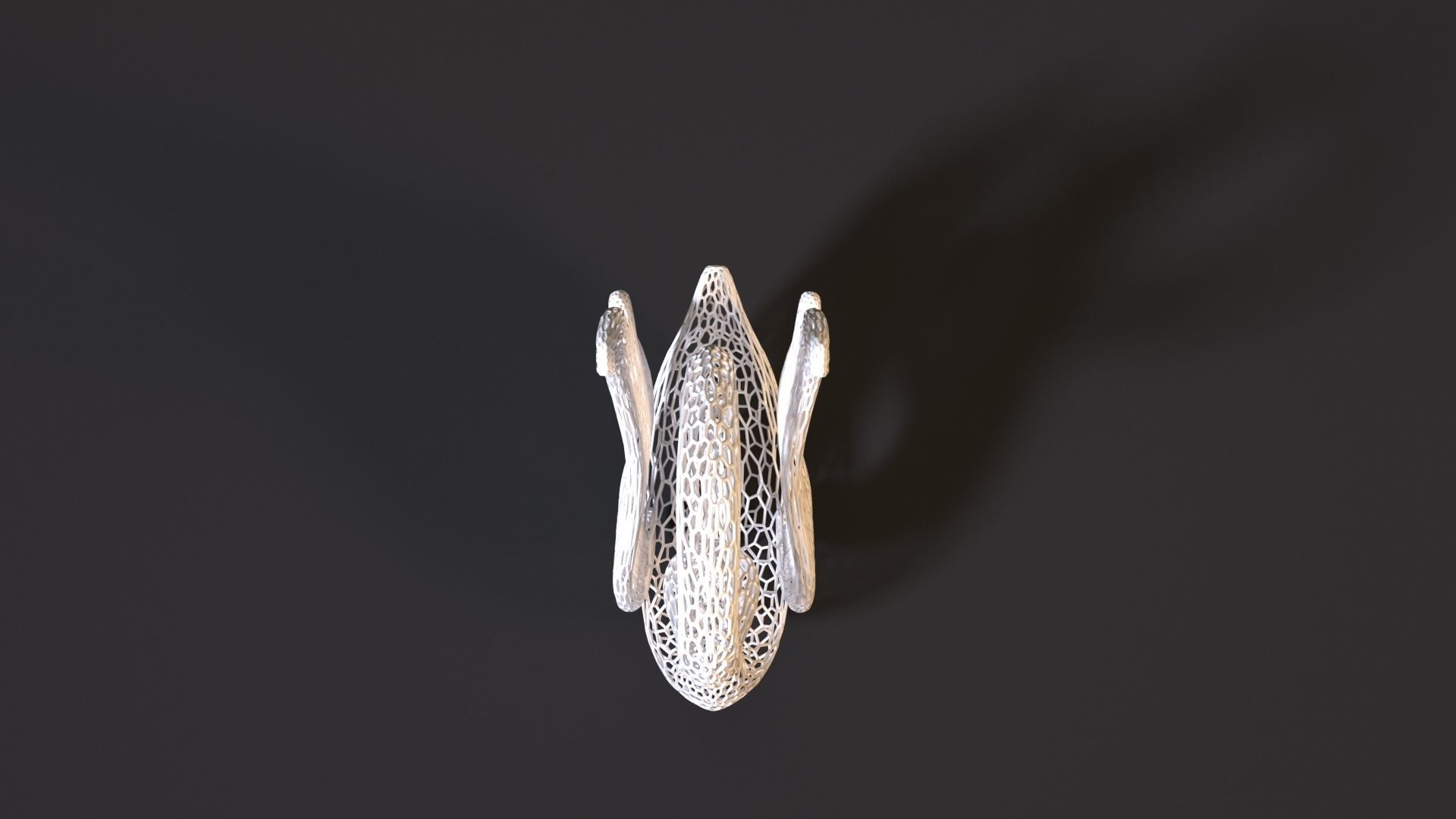 Decorative swan 3D print model_8