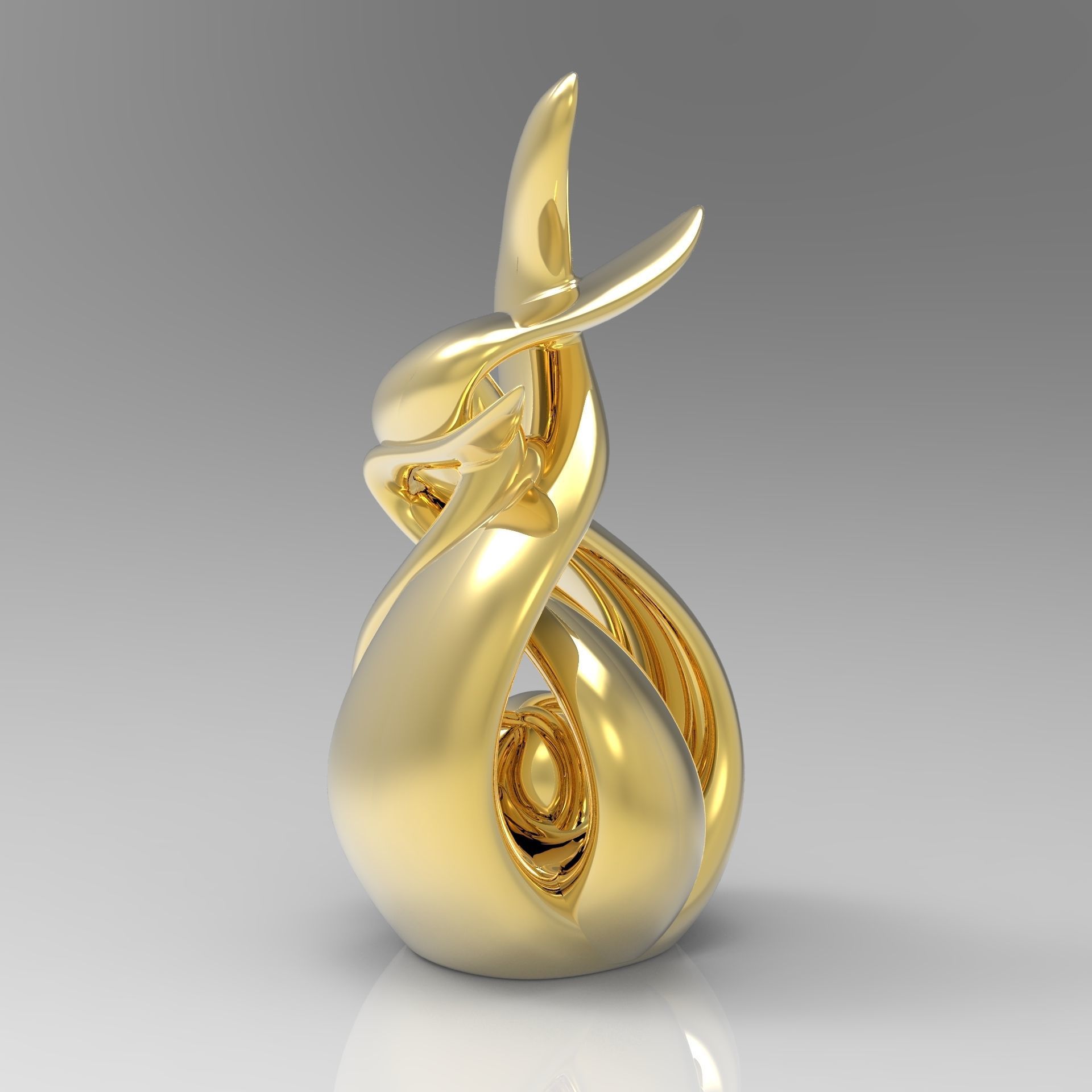decorative statue for living room 3D print model_1