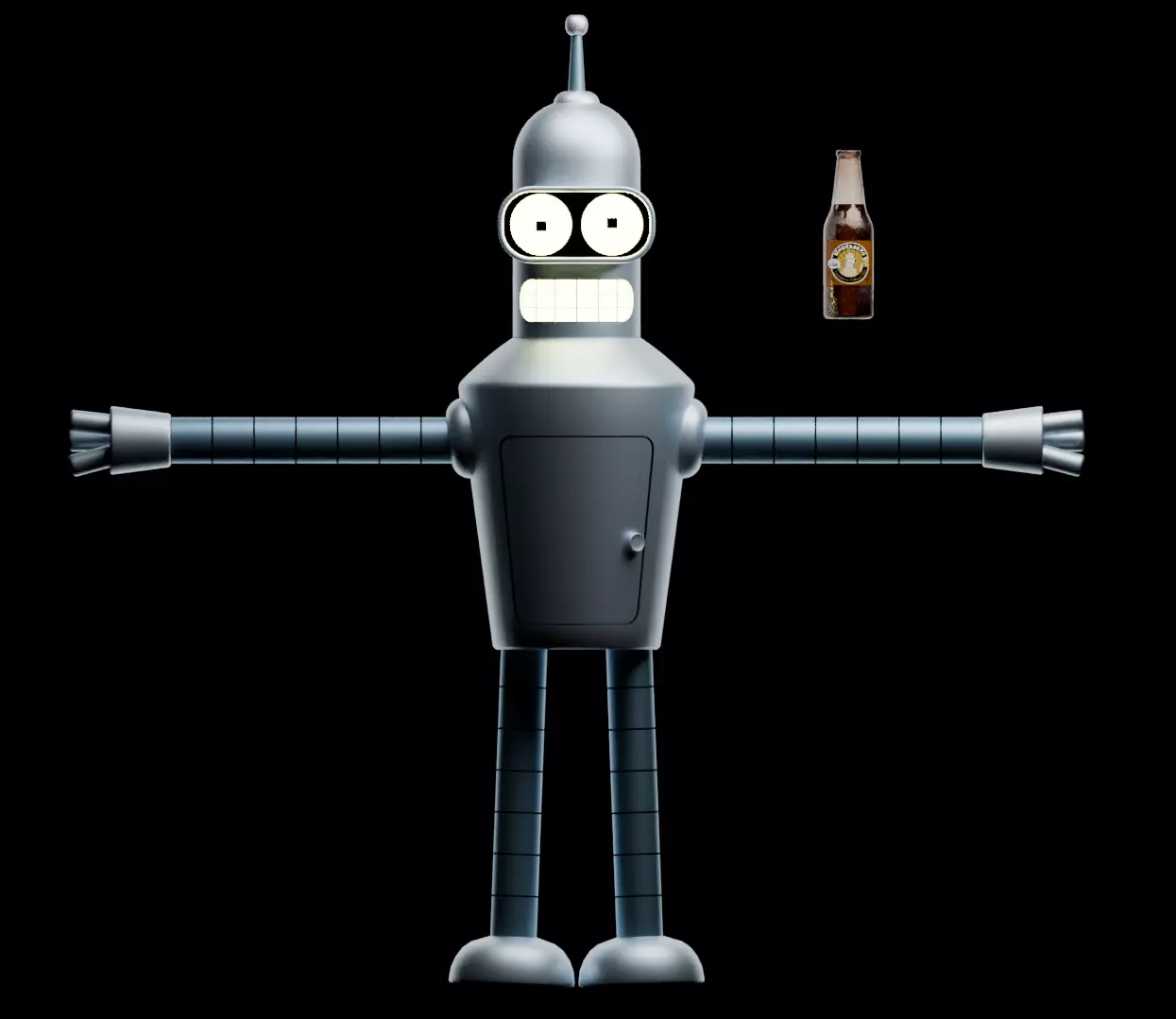 Bender B Rodriguez 3D model_0