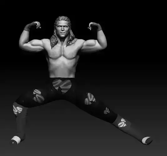 SHAWN MICHAELS WWE FANART 3D print model