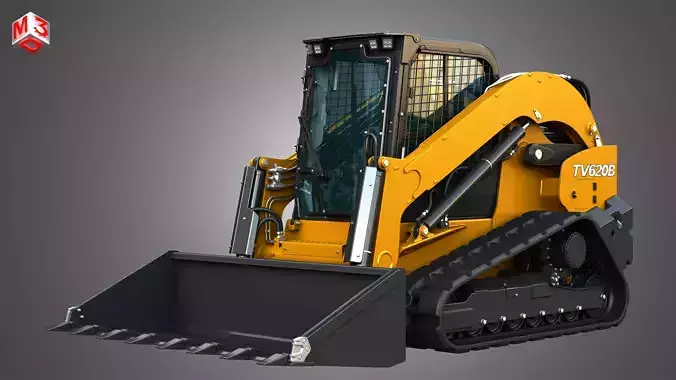 TV620B Compact Track Loader - Bucket 3D model
