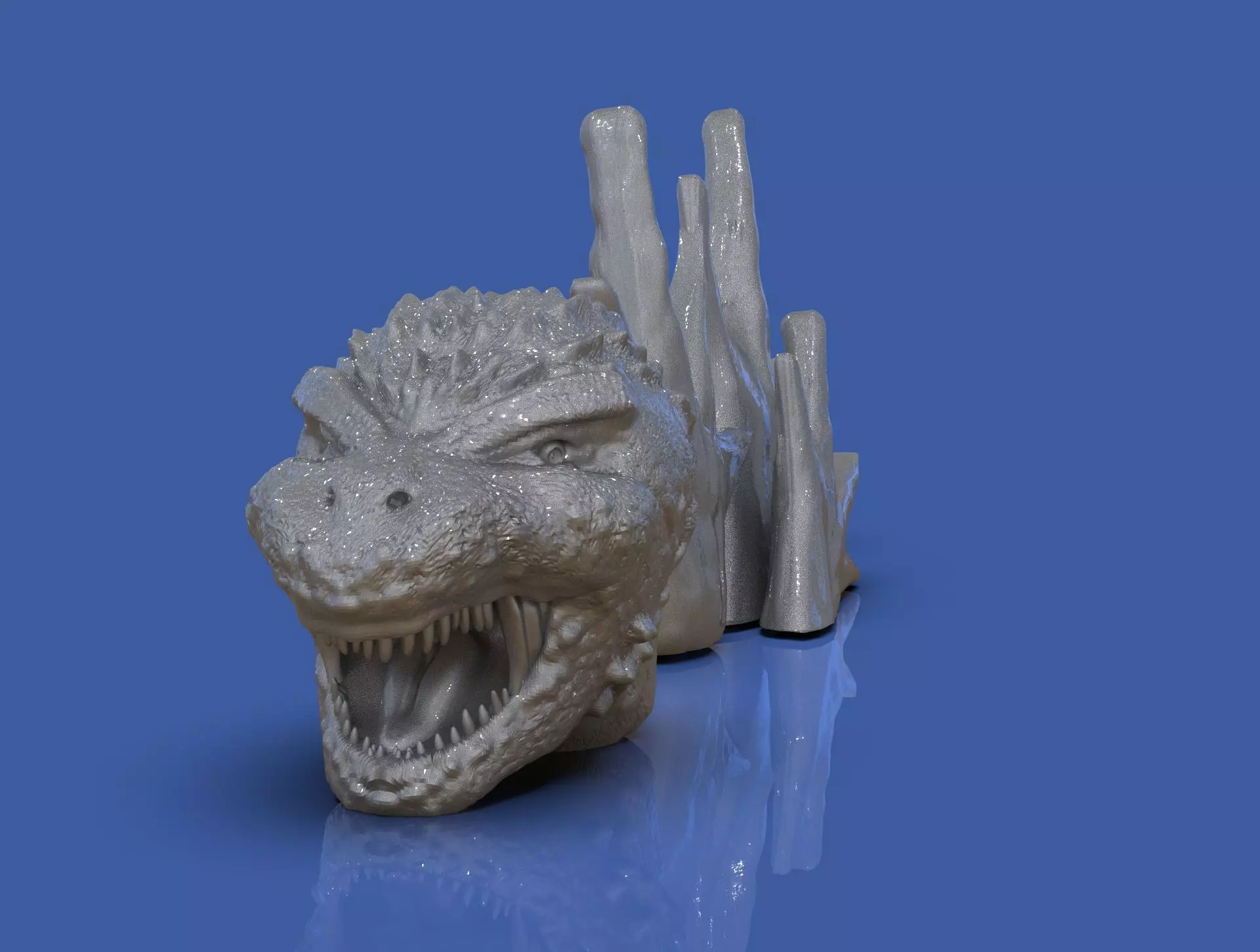 Godzilla Minus One Swimming 3D print model_0