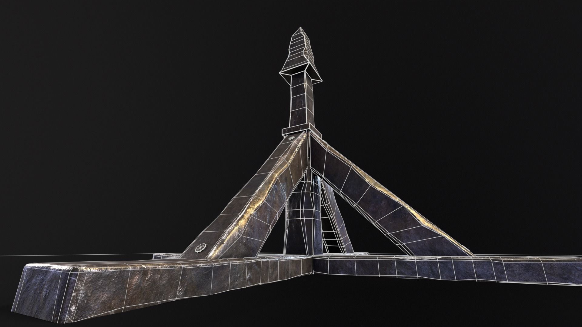 Judas Cradle  Low-poly 3D model_19