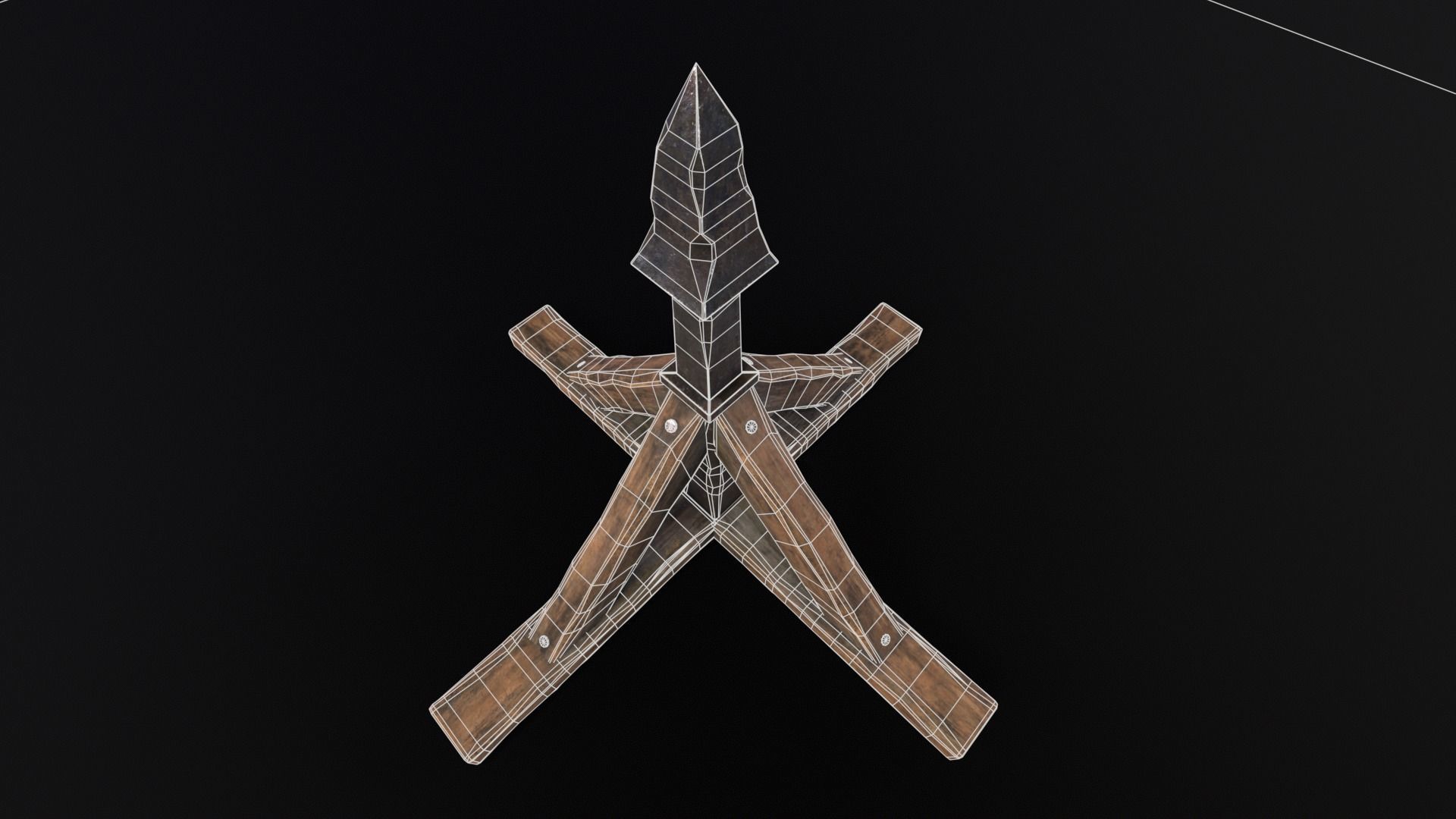 Judas Cradle  Low-poly 3D model_13