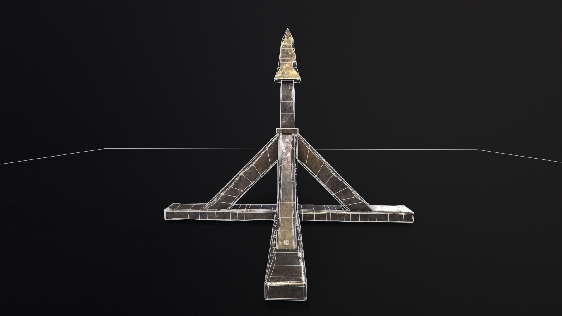 Judas Cradle  Low-poly 3D model_9