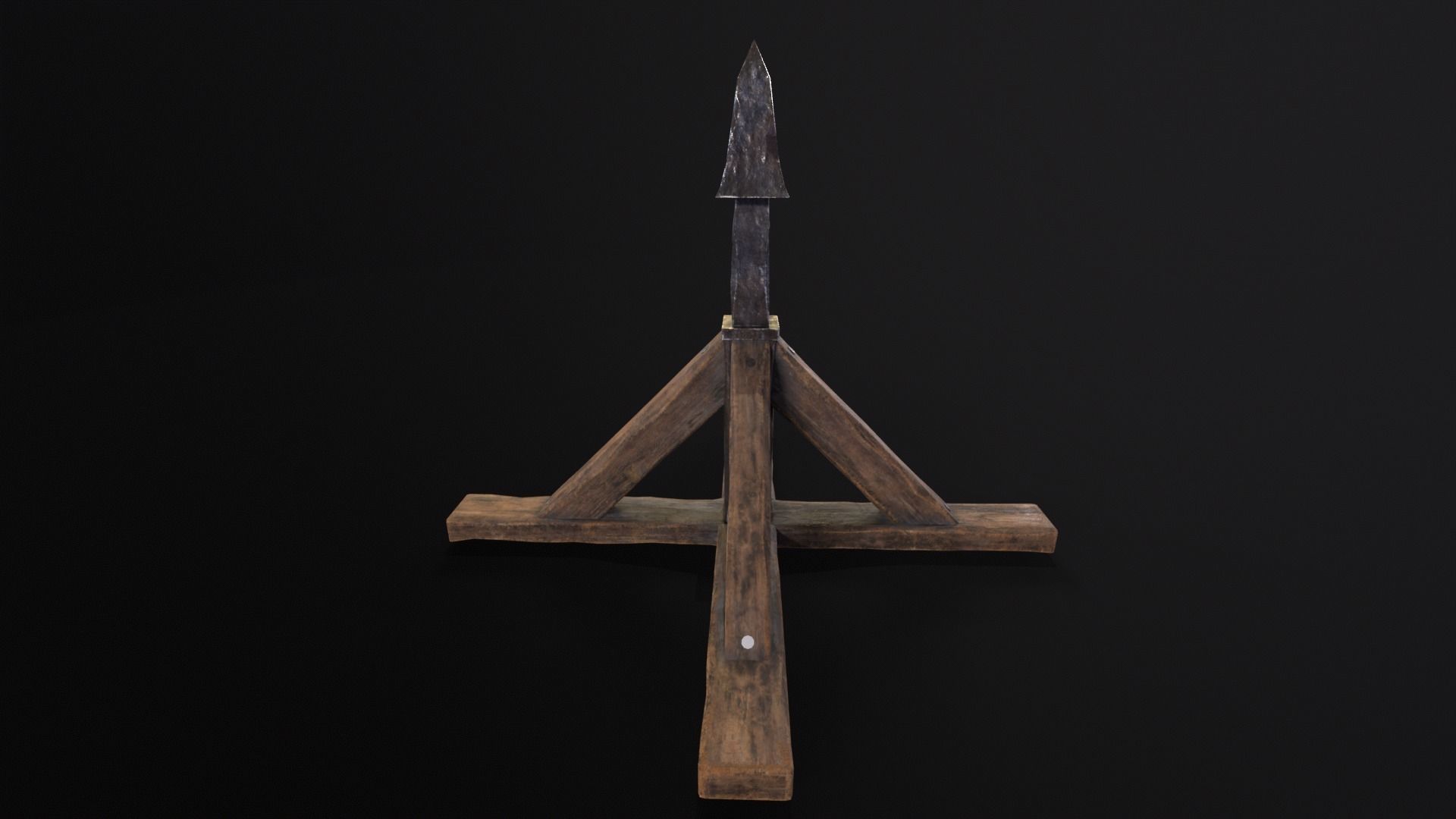 Judas Cradle  Low-poly 3D model_4