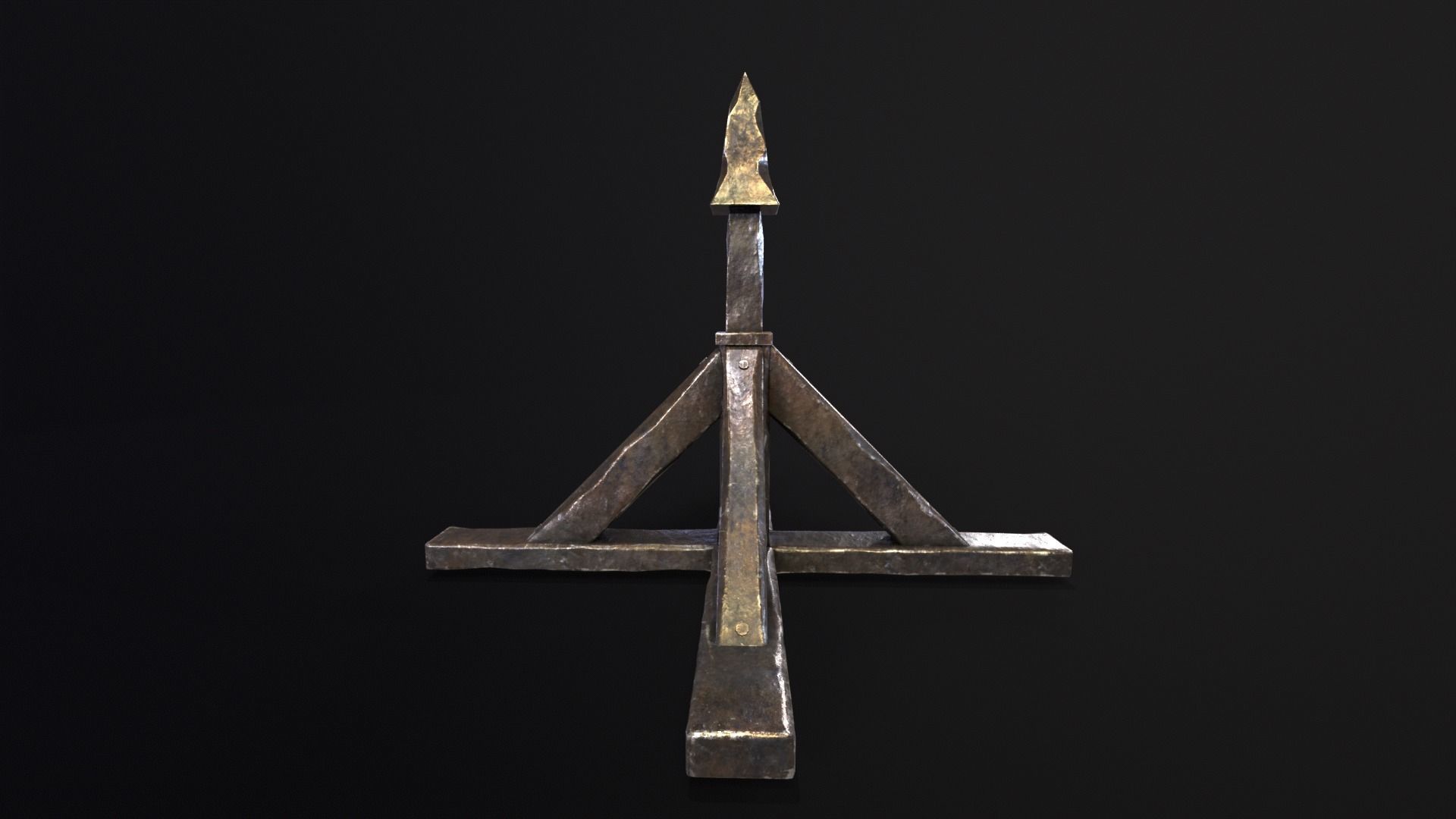 Judas Cradle  Low-poly 3D model_8