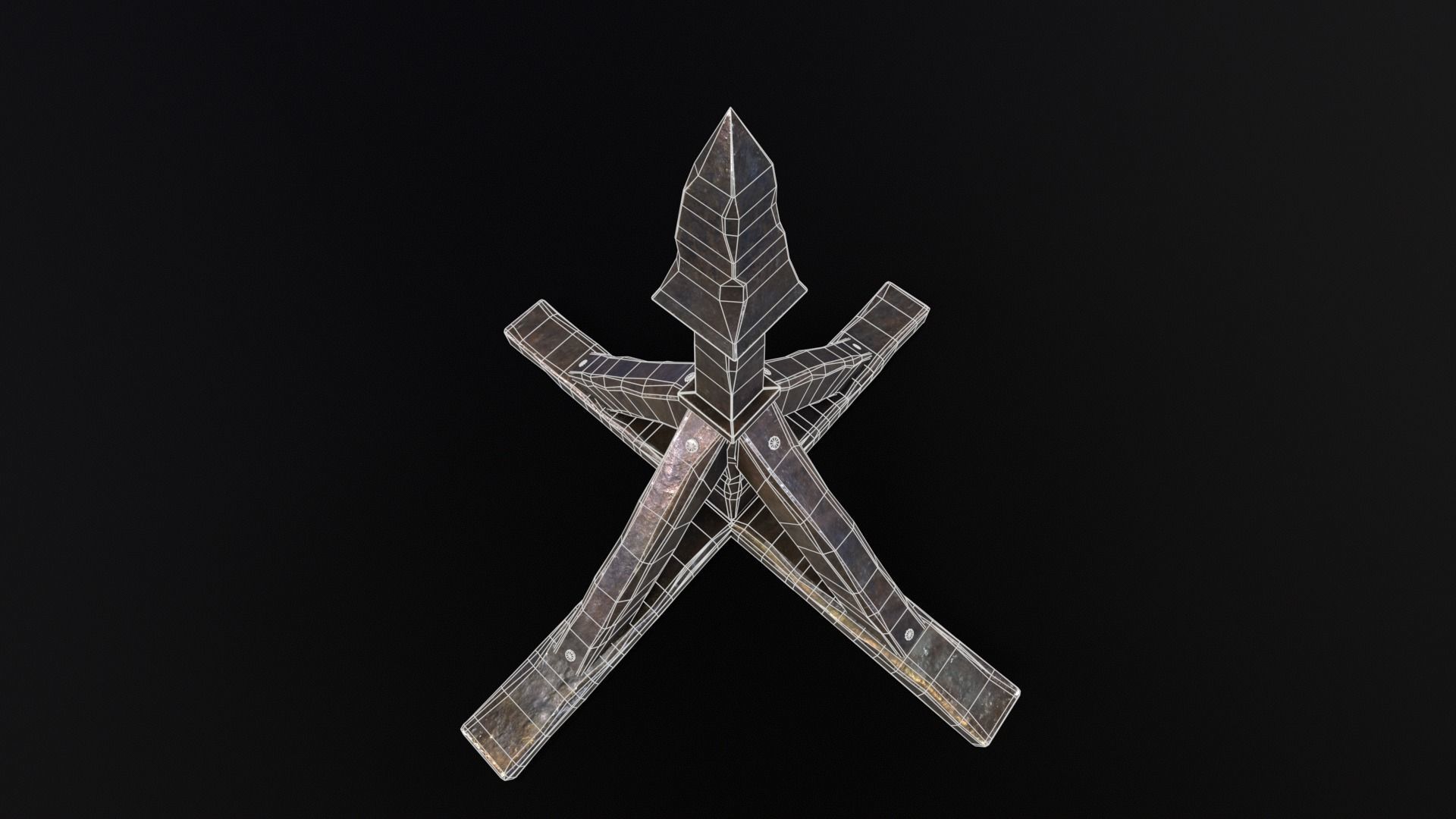 Judas Cradle  Low-poly 3D model_11