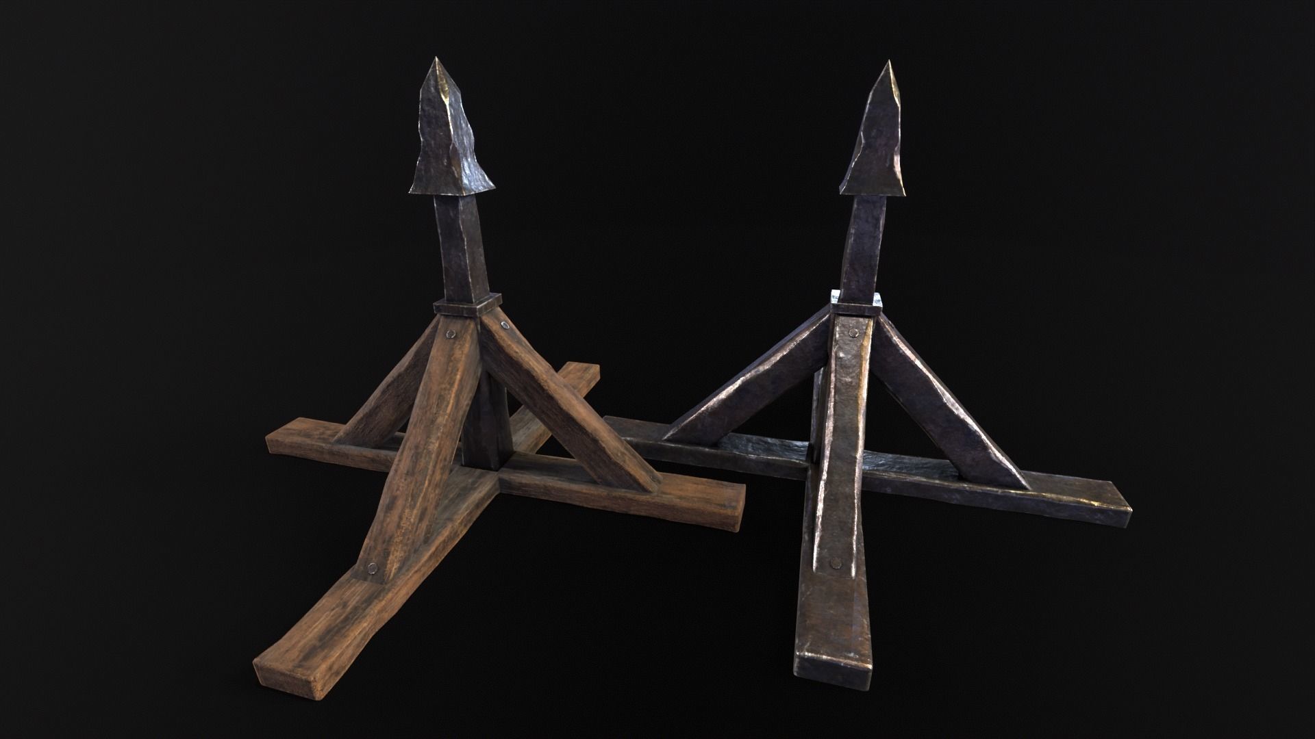 Judas Cradle  Low-poly 3D model_22