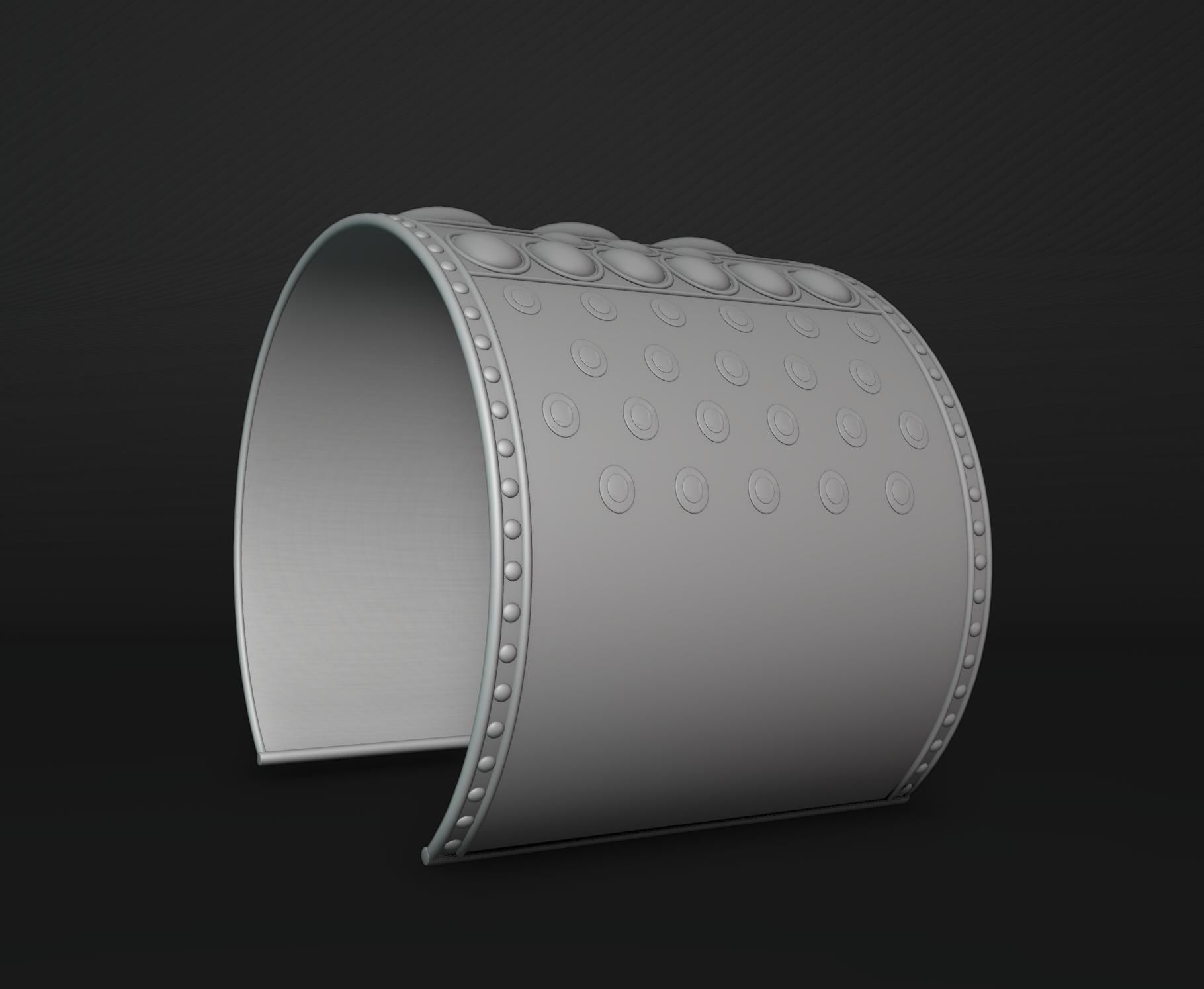 Ancient Bracelet 3D print model_7