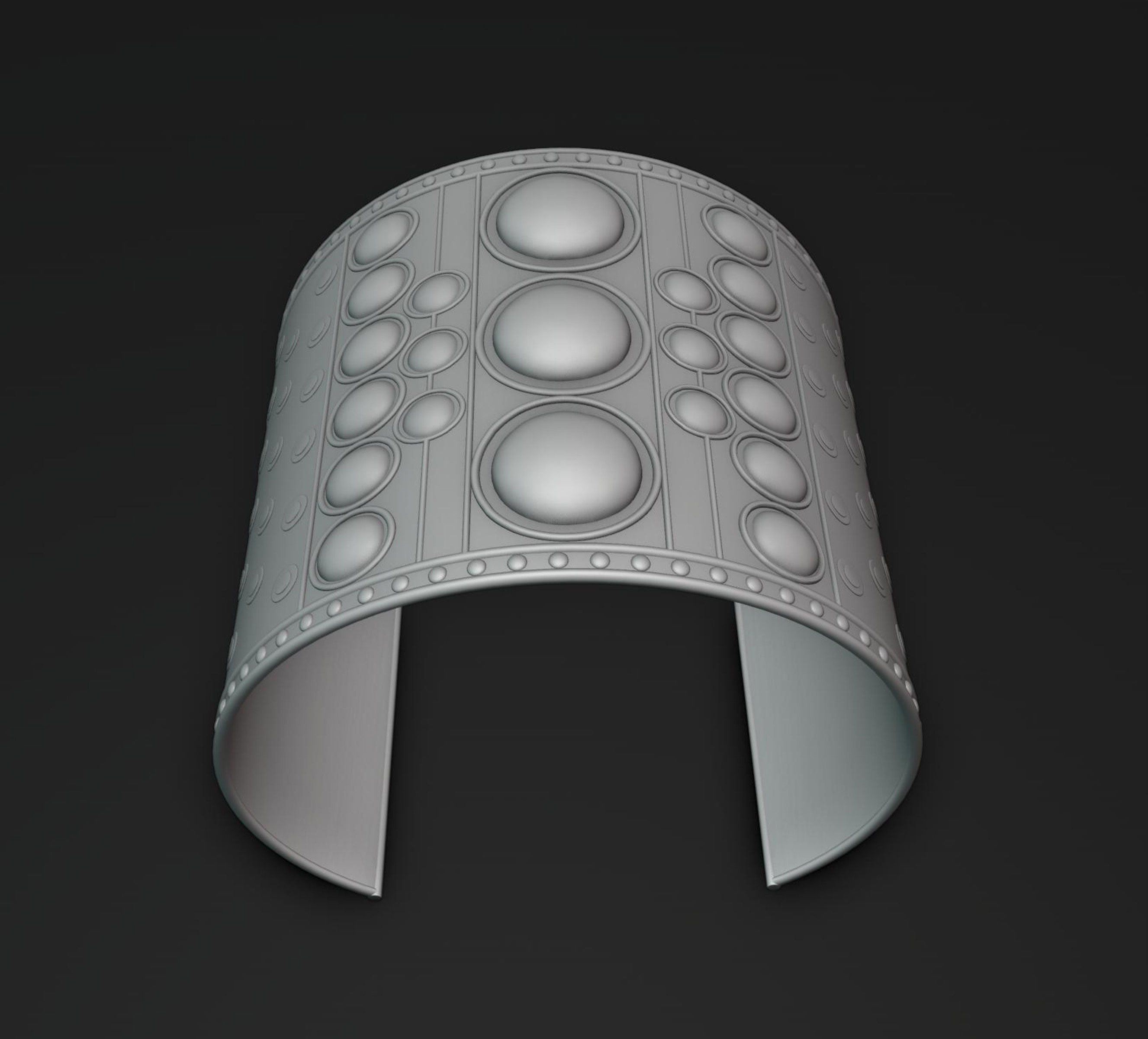 Ancient Bracelet 3D print model_2