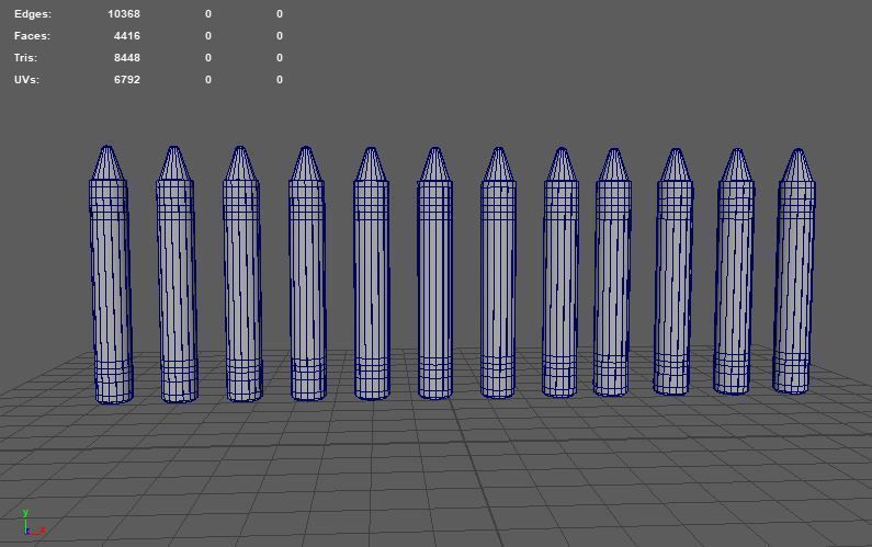 Draw and Colors Low-poly 3D model_8