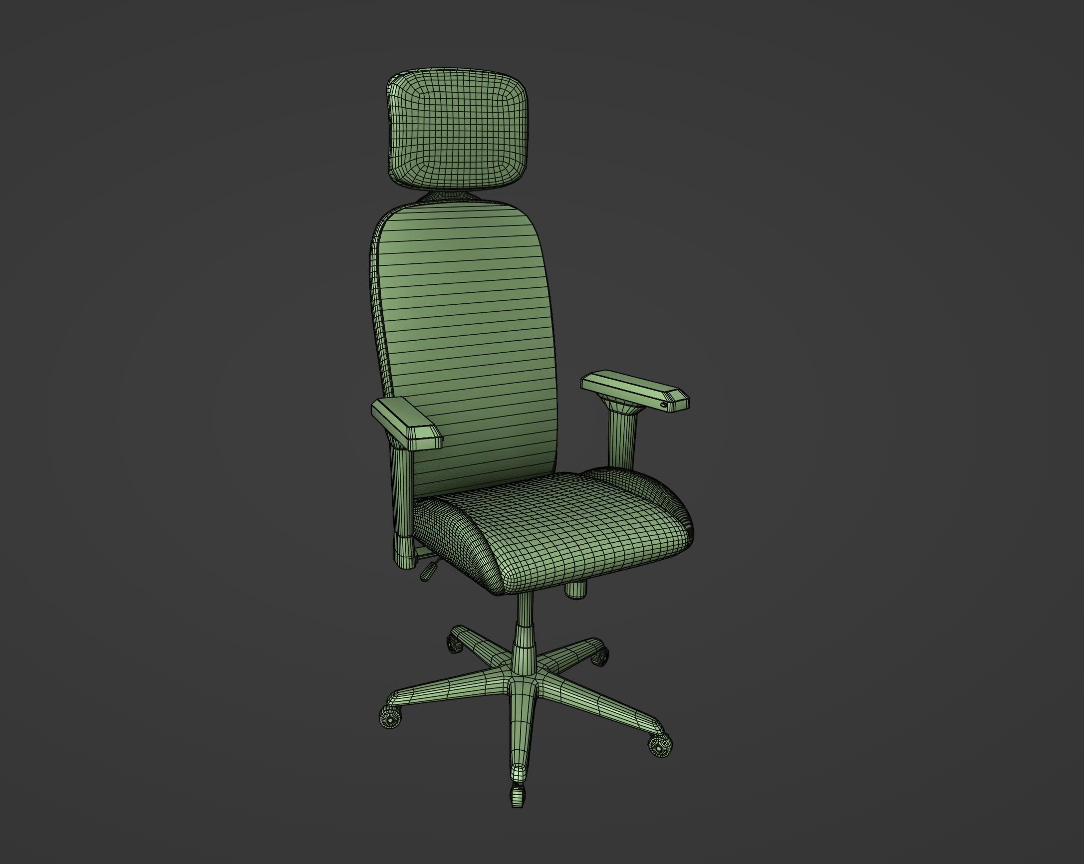 Office Chair 3D model_6
