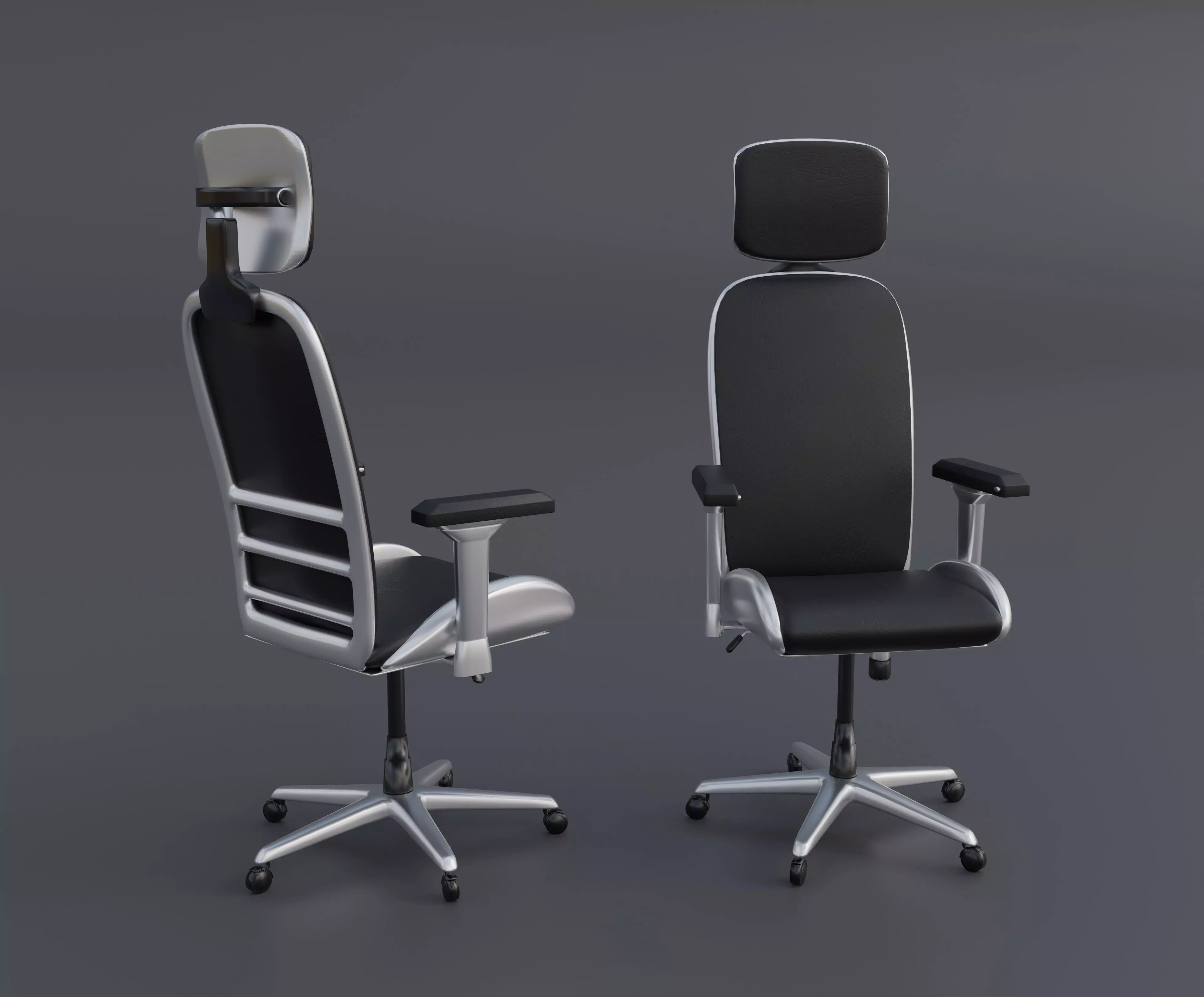 Office Chair 3D model_0