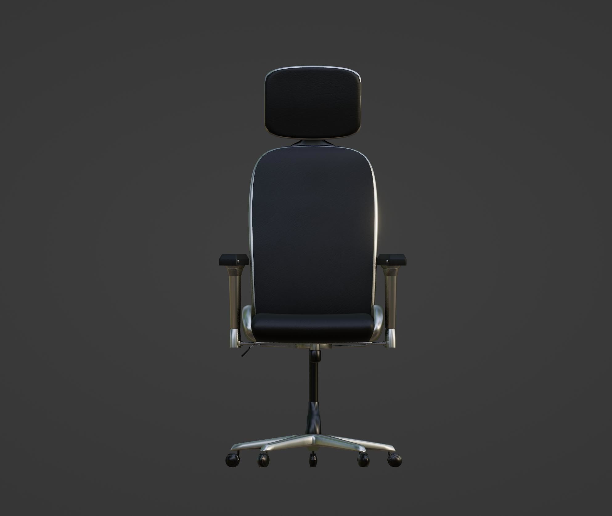 Office Chair 3D model_8