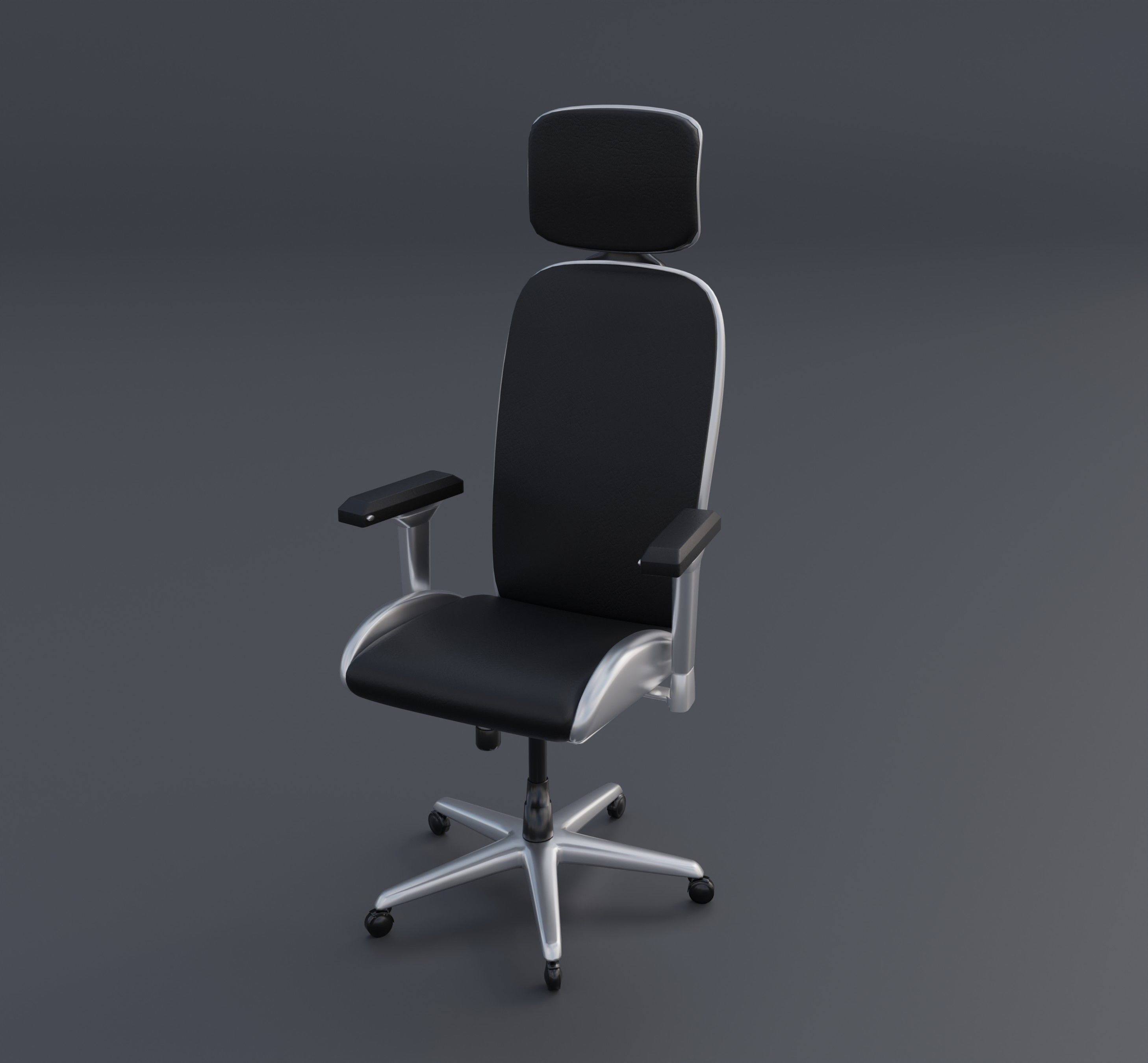 Office Chair 3D model_2