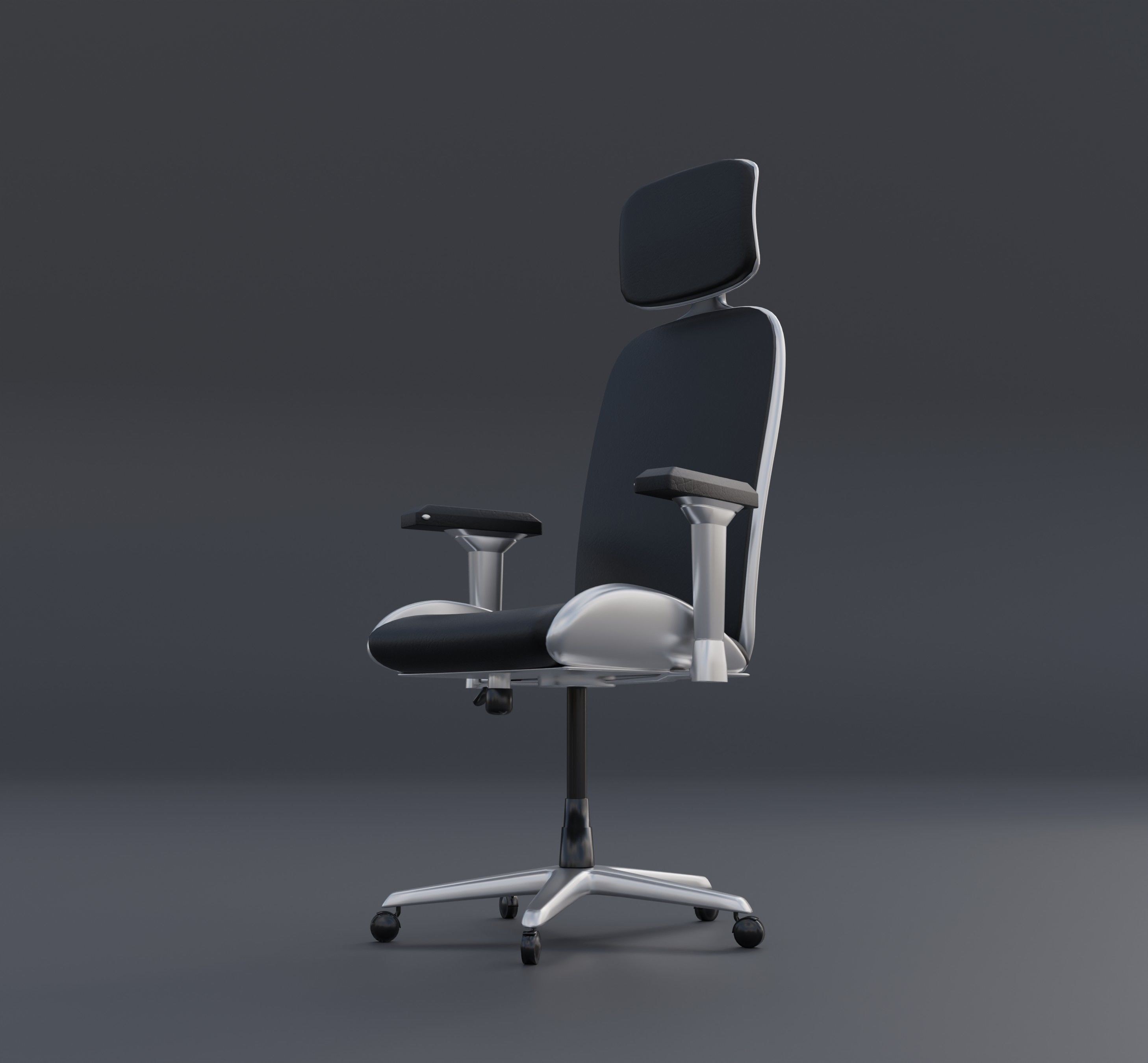 Office Chair 3D model_4