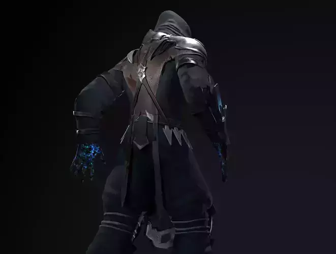Ninja Low-poly 3D model