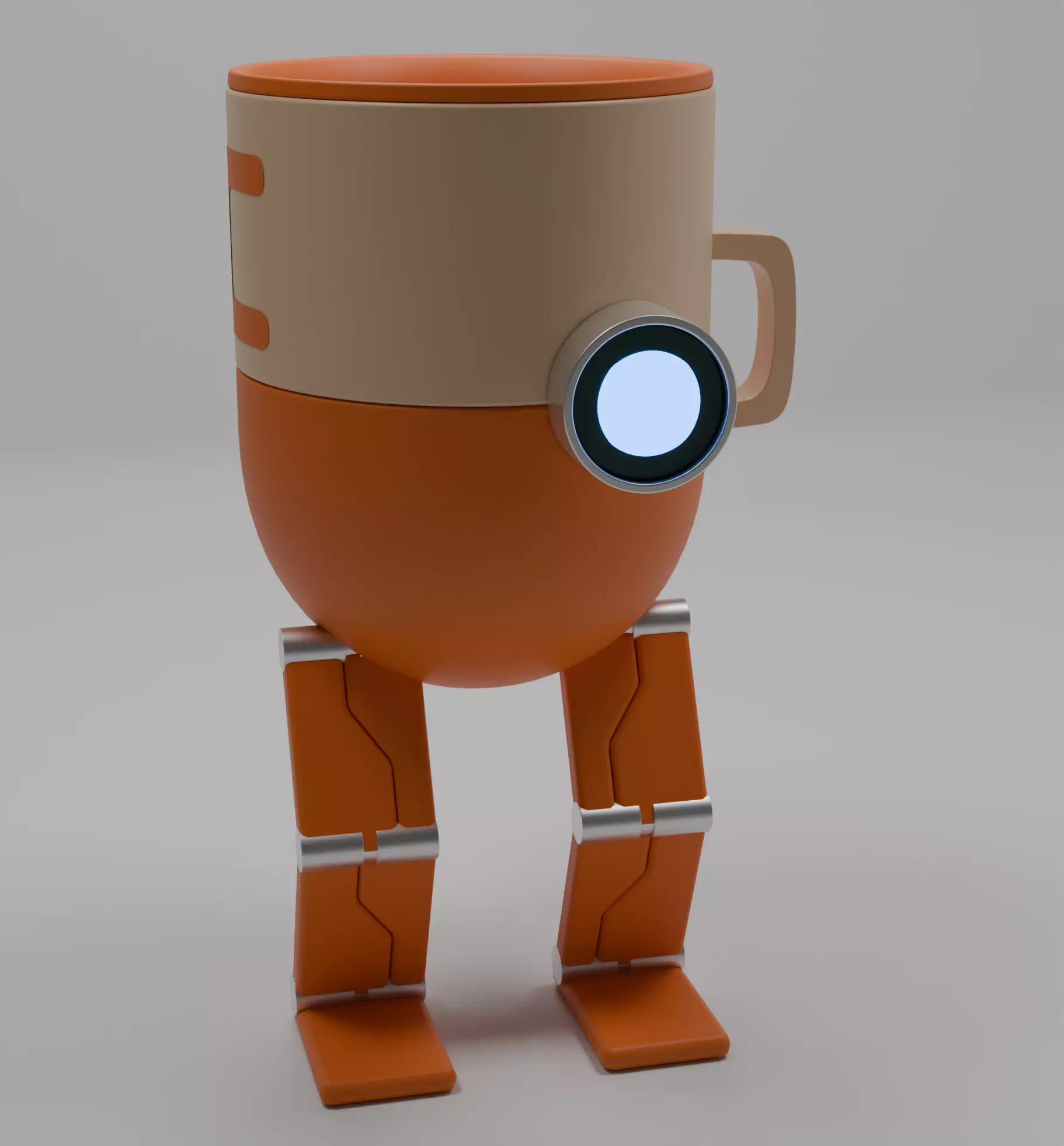 cup robot 3D model_0